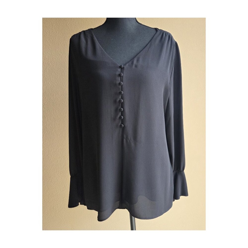 🖤 White House Black Market Black Blouse | Timeless & Elegant